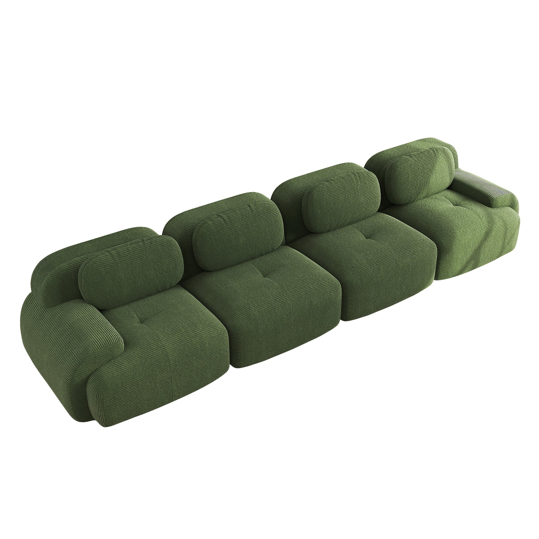 2-seater sofa bed in dark gray fabric with side pockets, modern convertible sofa