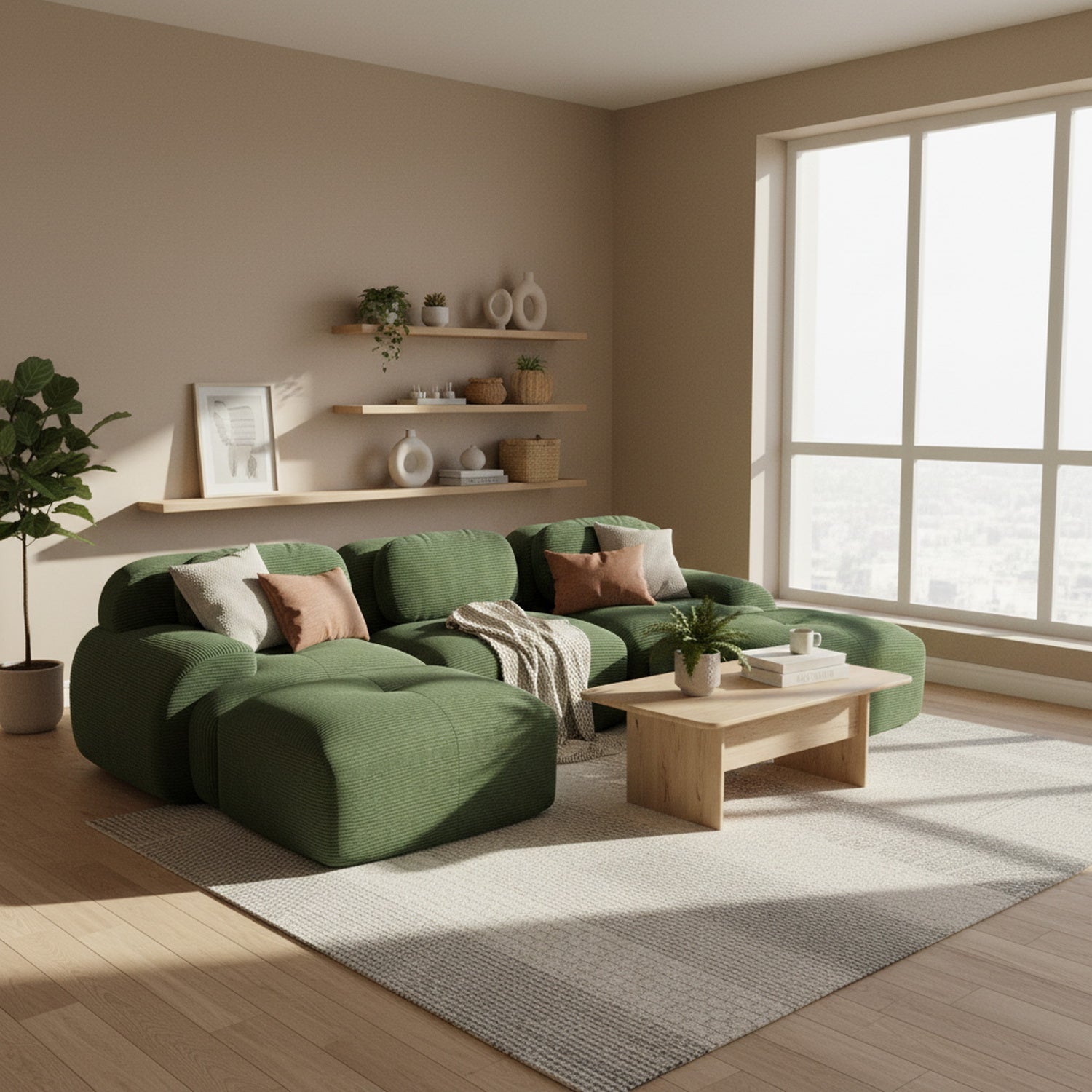 2-Sitzer-Schlafsofa aus dunkelgrauem Stoff mit Seitentaschen, modernes Schlafsofa