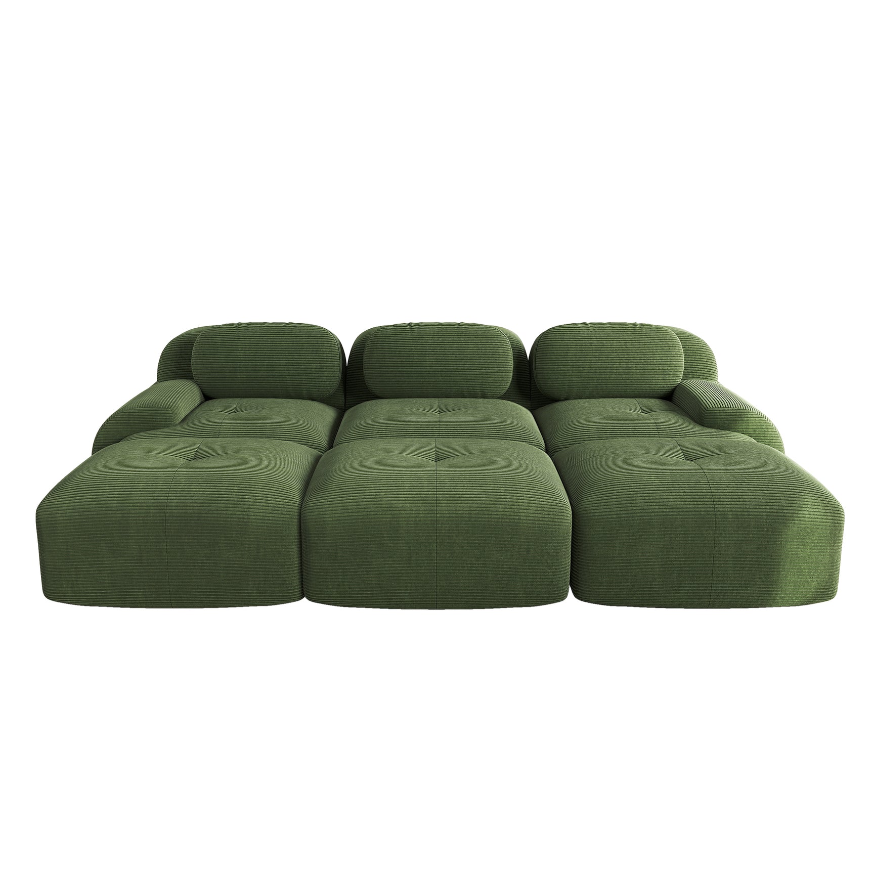 2-seater sofa bed in dark gray fabric with side pockets, modern convertible sofa