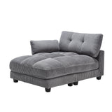 2-Sitzer-Sofa aus beigem Stoff im skandinavischen Stil – AHBARM