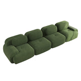 2-seater sofa bed in dark gray fabric with side pockets, modern convertible sofa