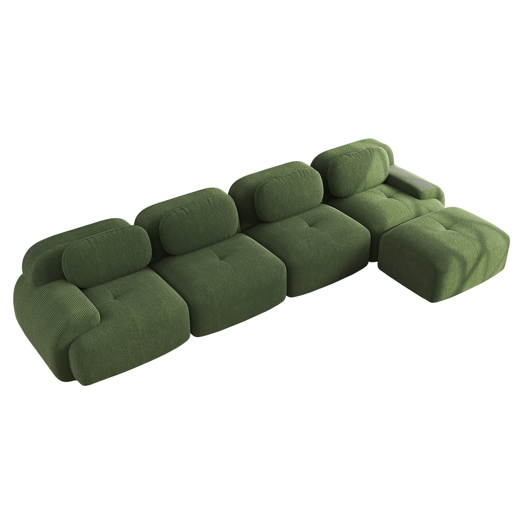 2-Sitzer-Schlafsofa aus dunkelgrauem Stoff mit Seitentaschen, modernes Schlafsofa