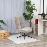 Adjustable leisure armchair in 360 ° swivel crushed caterpillar - Charlotte