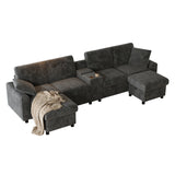 2-seater sofa in beige fabric Scandinavian style - AHBARM