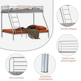 Bühne Bett 3 Sitze und 2 Stock