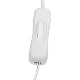 Lit double 140x200 cm avec sommier, tête de lit et 2 tables de chevet LED avec ports USB-C intégrés (sans matelas) , 205x244x90,5 cm