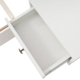 Lit double 140x200 cm avec sommier, tête de lit et 2 tables de chevet LED avec ports USB-C intégrés (sans matelas) , 205x244x90,5 cm