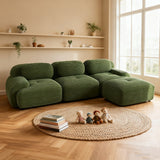 2-Sitzer-Schlafsofa aus dunkelgrauem Stoff mit Seitentaschen, modernes Schlafsofa