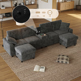 2-seater sofa in beige fabric Scandinavian style - AHBARM