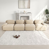 2-Sitzer-Schlafsofa aus dunkelgrauem Stoff mit Seitentaschen, modernes Schlafsofa