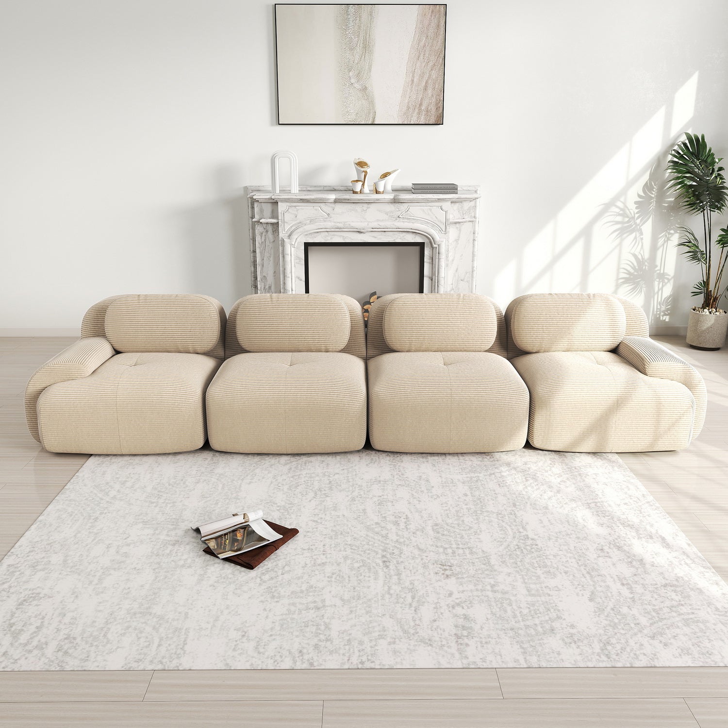 2-Sitzer-Schlafsofa aus dunkelgrauem Stoff mit Seitentaschen, modernes Schlafsofa