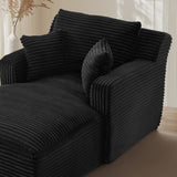 2-seater sofa in beige fabric Scandinavian style - AHBARM