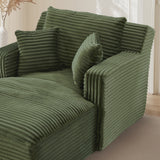 2-Sitzer-Sofa aus beigem Stoff im skandinavischen Stil – AHBARM