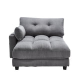 2-Sitzer-Sofa aus beigem Stoff im skandinavischen Stil – AHBARM