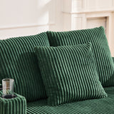 2-seater sofa in beige fabric Scandinavian style - AHBARM