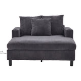 2-seater sofa in beige fabric Scandinavian style - AHBARM