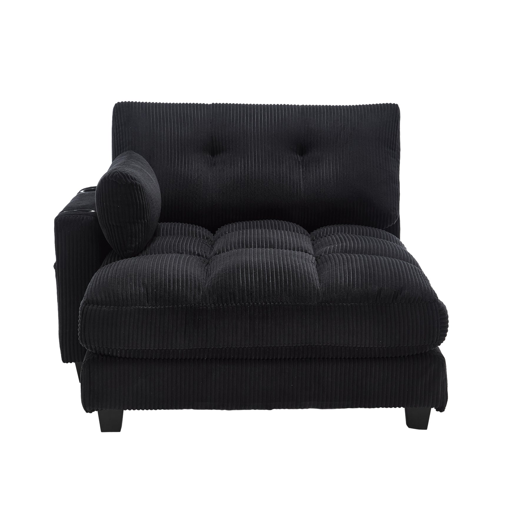 2-seater sofa in beige fabric Scandinavian style - AHBARM
