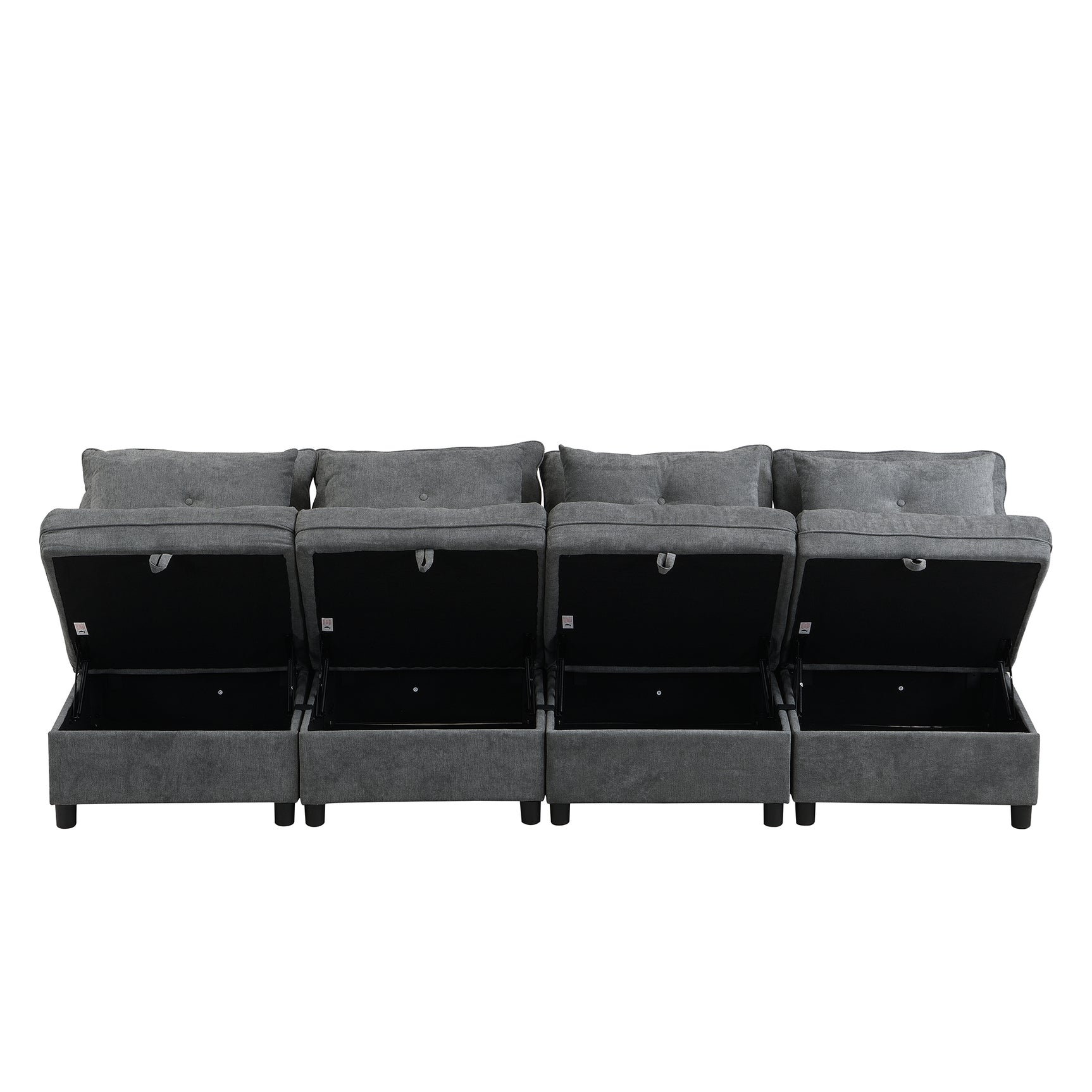 2-seater sofa in beige fabric Scandinavian style - AHBARM