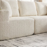 2-seater sofa bed in dark gray fabric with side pockets, modern convertible sofa