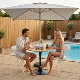 Round Table Table Table Table Timber Ø80 cm with 4 black velvet chairs, modern and comfortable style