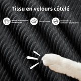 2-Sitzer-Schlafsofa aus dunkelgrauem Stoff mit Seitentaschen, modernes Schlafsofa