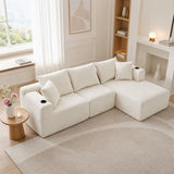 2-seater sofa bed in dark gray fabric with side pockets, modern convertible sofa