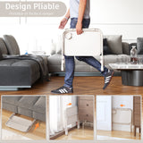 Foldable side table for laptop, adjustable sofa adjustable sofa with tilting tray and cup holder-baseline