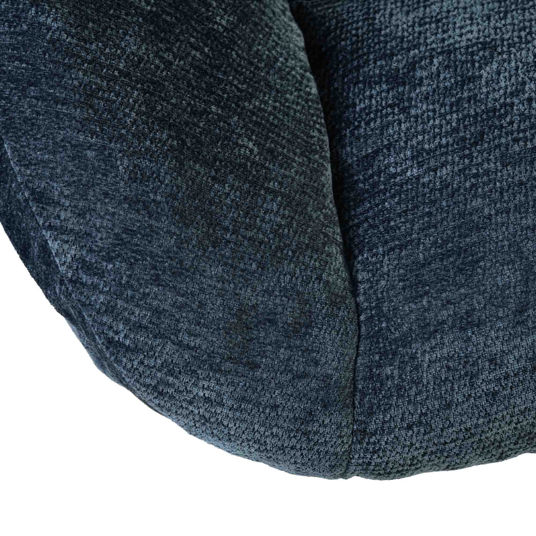 Lot de 2 fauteuil à bascule scandinave en tissu chenille avec accoudoirs pour salon ou chambre à coucher, bleu - LITHOPS