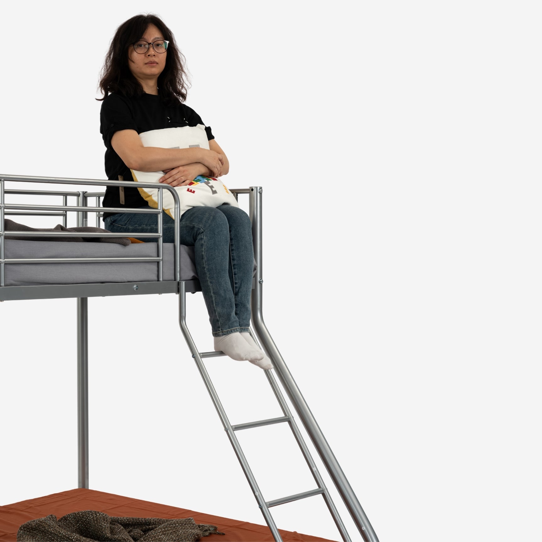 Bühne Bett 3 Sitze und 2 Stock