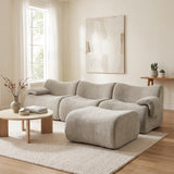 2-seater sofa bed in dark gray fabric with side pockets, modern convertible sofa