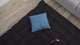Matelas futon portable pliable 2 places noir, 135x190x10cm - MICA